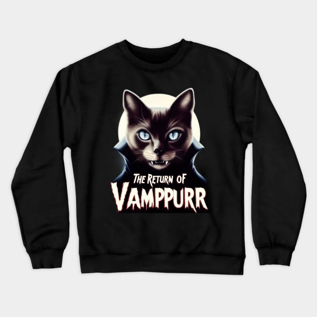 The Return Of Vampurr Crewneck Sweatshirt by TooplesArt